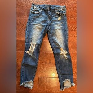 Ripped Medium Wash Jeans